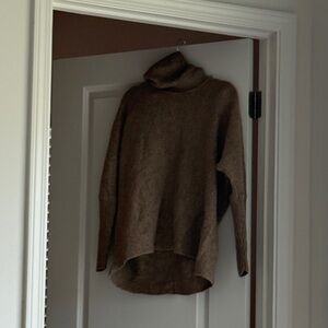 Cozy Brown Turtleneck Sweater